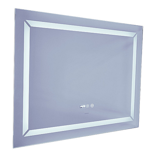 Зеркало Mixxus Light MR01-90x70 (годинники, LED-підсвітка, антизапотівання) (MI5999)