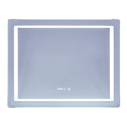 Зеркало Mixxus Style MR03-90x70 (годинники, LED-підсвітка, антизапотівання) (MI6007)