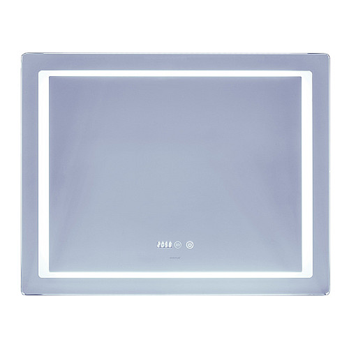 Зеркало Mixxus Style MR03-90x70 (годинники, LED-підсвітка, антизапотівання) (MI6007)