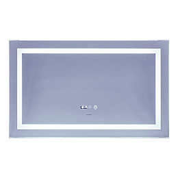 Зеркало Mixxus Warm MR02-100x60 (годинники, LED-підсвітка, антизапотівання) (MI6003)