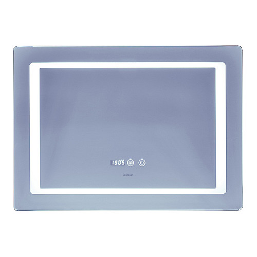 Зеркало Mixxus Style MR03-70x50 (годинники, LED-підсвітка, антизапотівання) (MI6006)