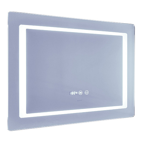 Зеркало Mixxus Style MR03-70x50 (годинники, LED-підсвітка, антизапотівання) (MI6006)