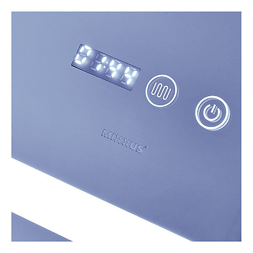 Зеркало Mixxus Style MR03-70x50 (годинники, LED-підсвітка, антизапотівання) (MI6006)