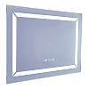 Зеркало Mixxus Light MR01-80x60 (часы, LED-подсветка, антизапотевание) (MI5998)