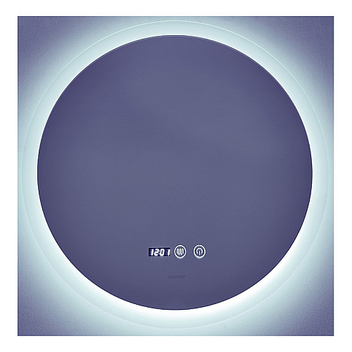 Зеркало Mixxus Plain MC10-60 (годинники, LED-підсвітка, антизапотівання) (MI6013)