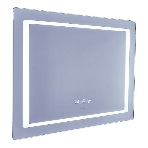 Зеркало Mixxus Style MR03-80x60 (годинники, LED-підсвітка, антизапотівання) (MI6005)