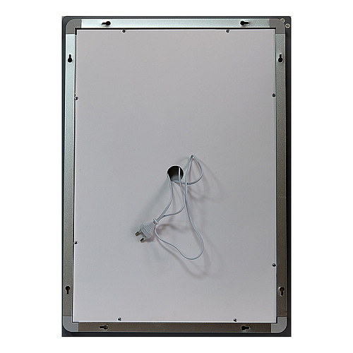 Зеркало Mixxus Light MR01-70x50 (часы, LED-подсветка, антизапотевание) (MI6000)
