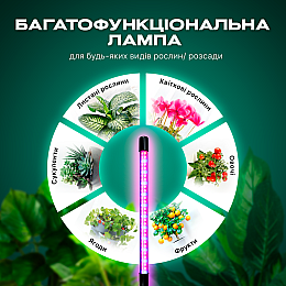 Фитолампа светодиодная (LED) для растений регулировка яркости и цвета пульт таймер гибкая IP54 (FL-01)