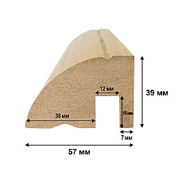 МДФ накладка статус ЛТС 2800 мм (5102069)