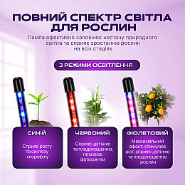 Фитолампа светодиодная (LED) SBTR для растений регулировка яркости и цвета с пультом гибкая IP65 (FL-02)