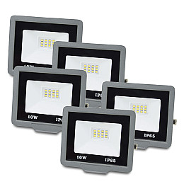 Комплект прожекторів ONE LED ultra ZY-TH18-10 10 Вт 5 шт