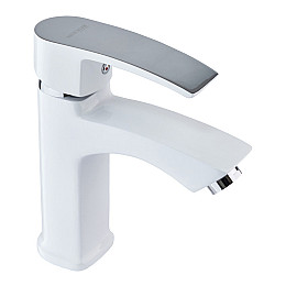Смеситель для умывальника Mixxus Magnum 001 White-Chrome (MI6201)