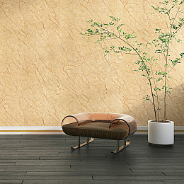 Плінтус РР самоклеючийся 3D Loft білий з золотою смужкою 2300*70*4мм (1832)