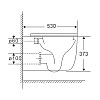 Унітаз підвісний Mixxus Premium Diverse-0101-T1 530x365x373mm система змиву Tornado 1.0 (MP6477)