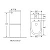 Унітаз-компакт Mixxus Premium Bevel-0402-R 670x390x880mm система змиву RIMLESS (MP6474)