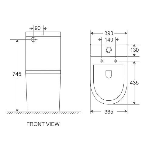 Унітаз-компакт Mixxus Premium Ellipse-0401-T1 630x390x840mm система змиву TORNADO 1.0 (MP6467)