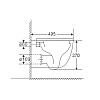 Унітаз підвісний Mixxus Premium Ellipse-0302-T3 495x360x370mm система змиву Tornado 3.0 (MP6462)