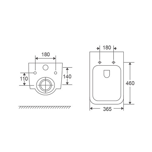 Унітаз підвісний Mixxus Premium Ellipse-0303-T3 520x365x360mm система змиву Tornado 3.0 (MP6465)