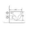 Унітаз підвісний Mixxus Premium Ellipse-0301-R 495x365x365mm система змиву Rimless (MP6460)