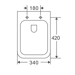 Унітаз підвісний Mixxus Premium Quadro-0301-R 490x340x360mm система змиву Rimless (MP6452)