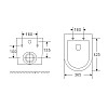 Унітаз підвісний Mixxus Premium Ellipse-0301-T3 495x365x365mm система змиву Tornado 3.0 (MP6461)
