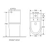 Унитаз-компакт Mixxus Premium Ellipse-0402-R 660x390x855mm система смыва RIMLESS (MP6468)