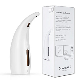 Дозатор для жидкого мыла RIAS Auto Soap Dispenser сенсорный 300 мл White