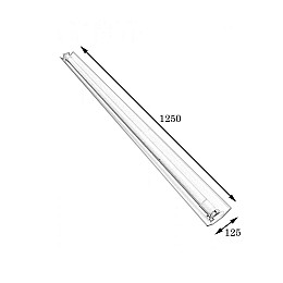 Светильник открытый под led лампу Т8 120см СПВ 01-1200 компакт MSK Electric