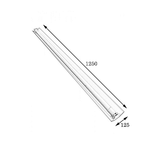 Світильник відкритий під led лампу Т8 120см СПВ 01-1200 компакт MSK Electric