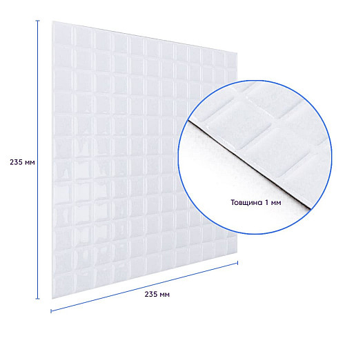 Самоклеющаяся полиуретановая плитка 235х235х1мм (D) Sticker Wall SW-00001940