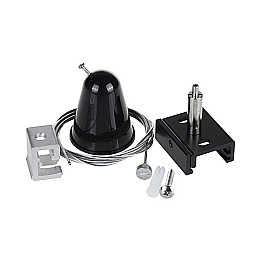 Підвісний кріплення Maxus Assistance Track Accessories Suspension Mounting KIT 1,5 м Чорний (1706)