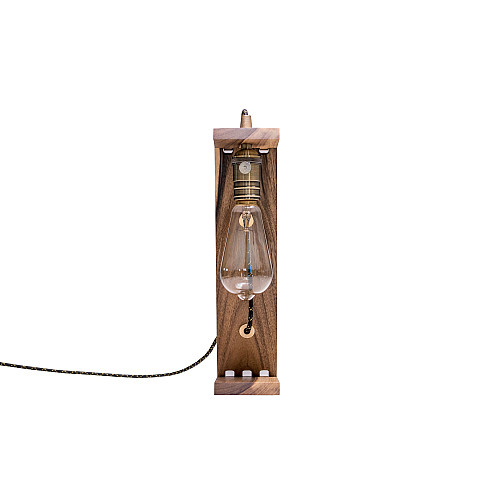 Декоративный ретро LED светильник Loft Design Edison ecoWalnut
