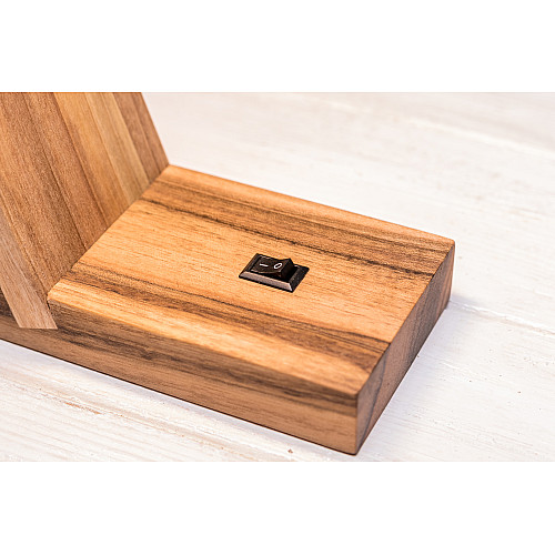 Декоративный ретро LED светильник Loft Design Edison ecoWalnut