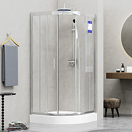 Душова кабіна Britc Lira 80x80 см з піддоном (скло 5 мм)