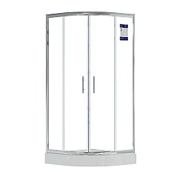 Душова кабіна Britc Lira 90x90 см з піддоном (скло 4 мм)