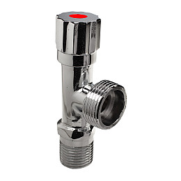 Кран угловий сантехнічний Remi KV 1/2”х3/4”