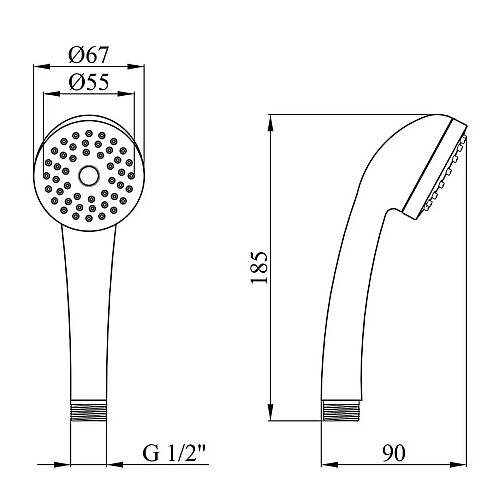 Лейка для душа HydroTherm HY-111