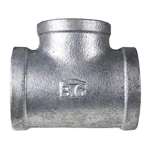 Редукційний трійник чавунний оцинкований В.С BBB 2” x 1 1/2”