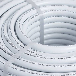 Труба металлопластиковая для теплого пола Tacco PE-Xb/AL/PE-Xb 16х2.0 бухта 100 м