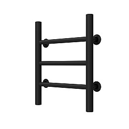 Полотенцесушитель водяний Орион П3 200х400 Deffi Чорний (C.OR.40.20.3.B.A)