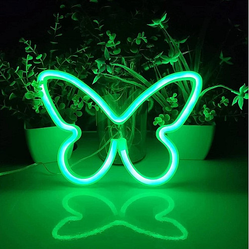 Настінний світильник-нічник Angel Метелик Butterfly зелений