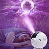Проектор Lesko Black Hole Galaxy Projector з таймером і обертанням на 360°
