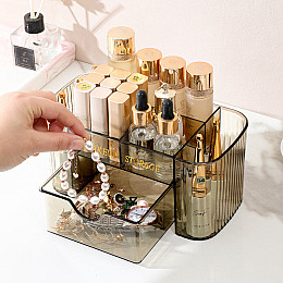 Органайзер Lesko 5057 21х10.5х10 см Сірий