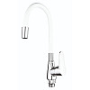 Смеситель для кухні Mixxus Elvis 014 Nut Refl White без підводки MI6309
