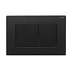 Панель змиву пластикова Koer KT-0602-05 квадратна Чорна KR5181