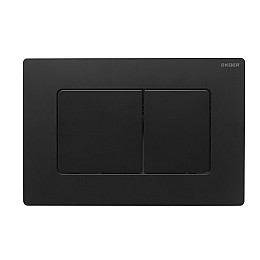 Панель змиву пластикова Koer KT-0602-05 квадратна Чорна KR5181