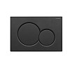 Панель змиву пластикова Koer KT-0601-05 кругла Чорний KR5176