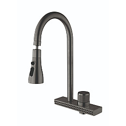 Смеситель для кухни Mixxus FOL-017 Graphite MI6344