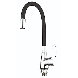 Смеситель для кухни Mixxus Elba 014 Nut Refl Black без подводки MI6306