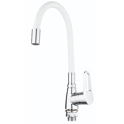 Смеситель для кухні Mixxus Elba 014 White без підводки (MI6310)